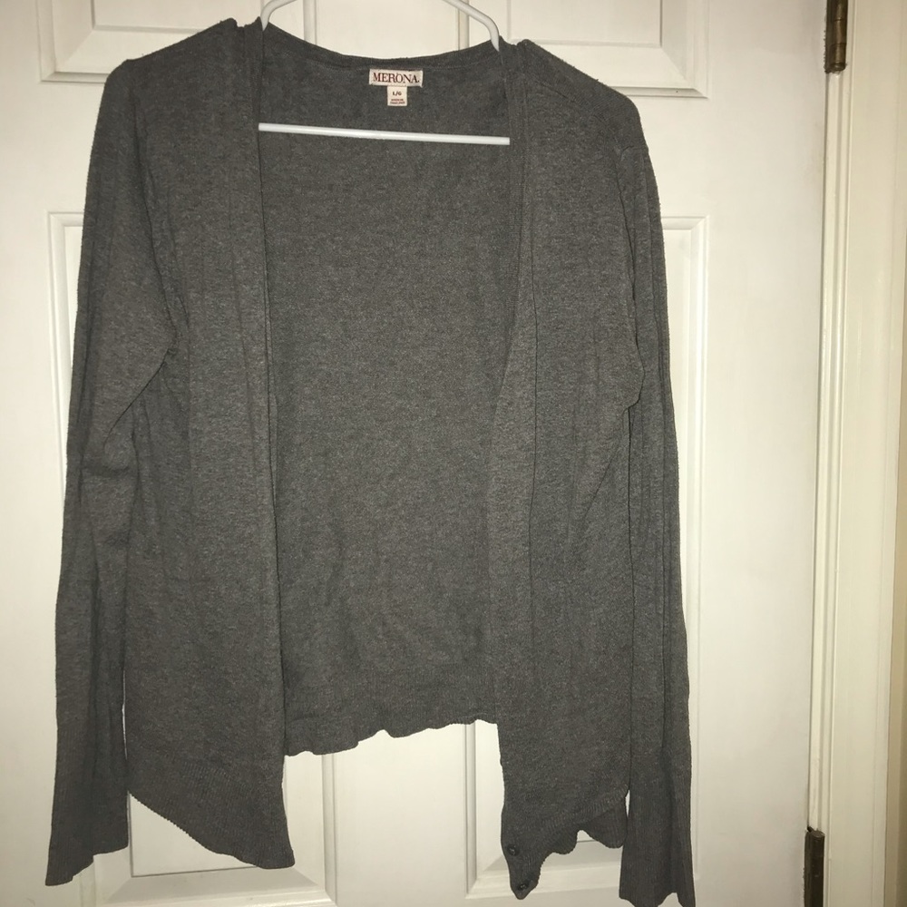gray cardigan from target